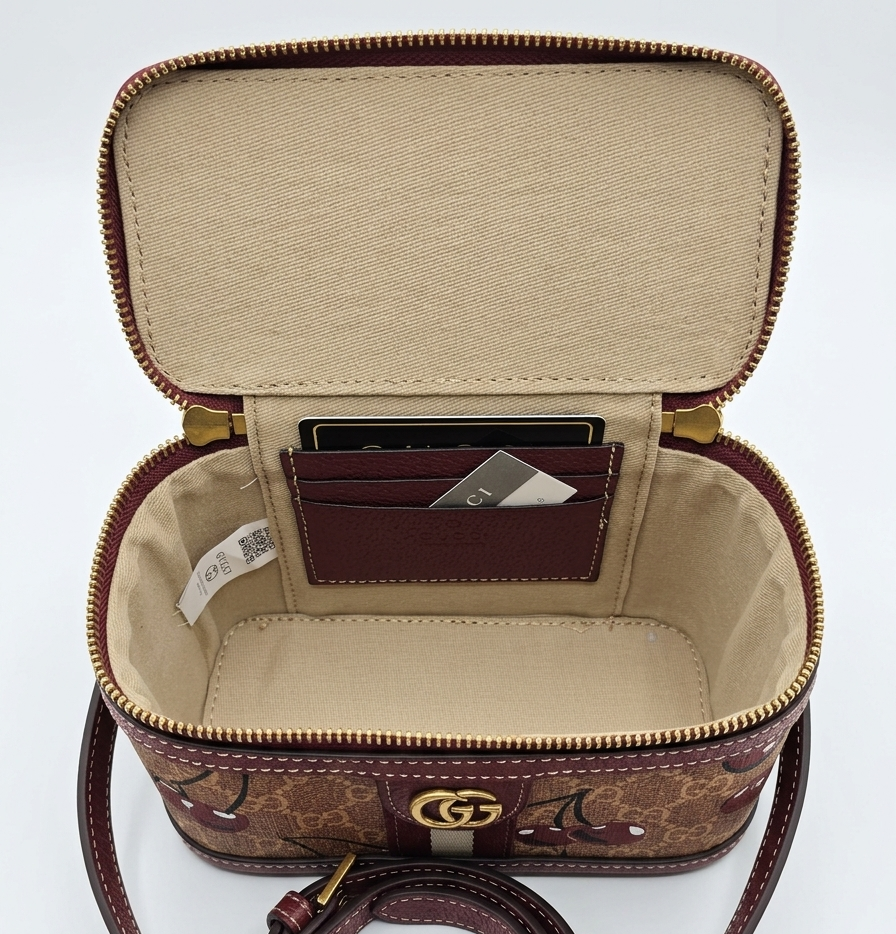 28GiGi mini box bordeaux 15 cm Echt leer