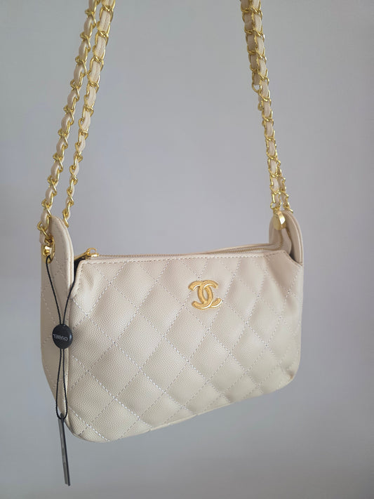 28Cici Pochette gebrokenwit leer