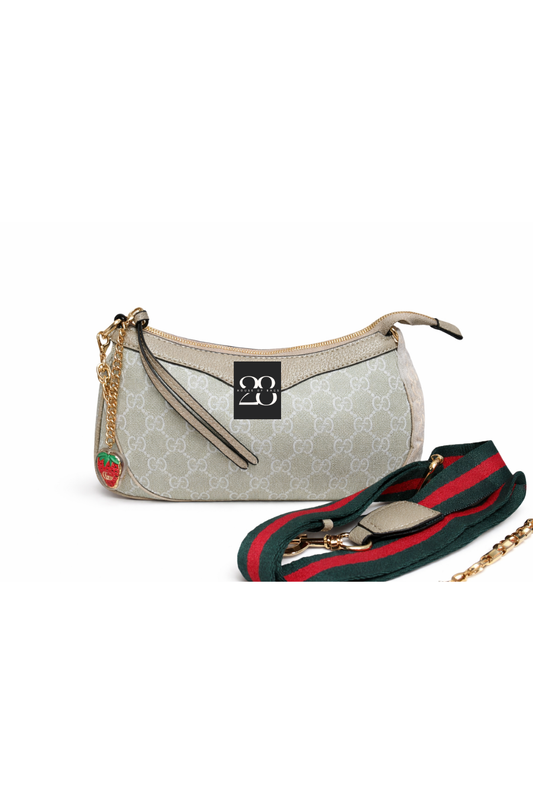 28Gi Ophidia beige Echt leer