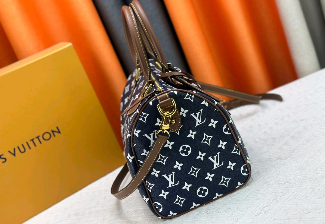 28liv Speedy p9 (30cm) hoogkwalitat echt leer met orgineel doos Exclusief