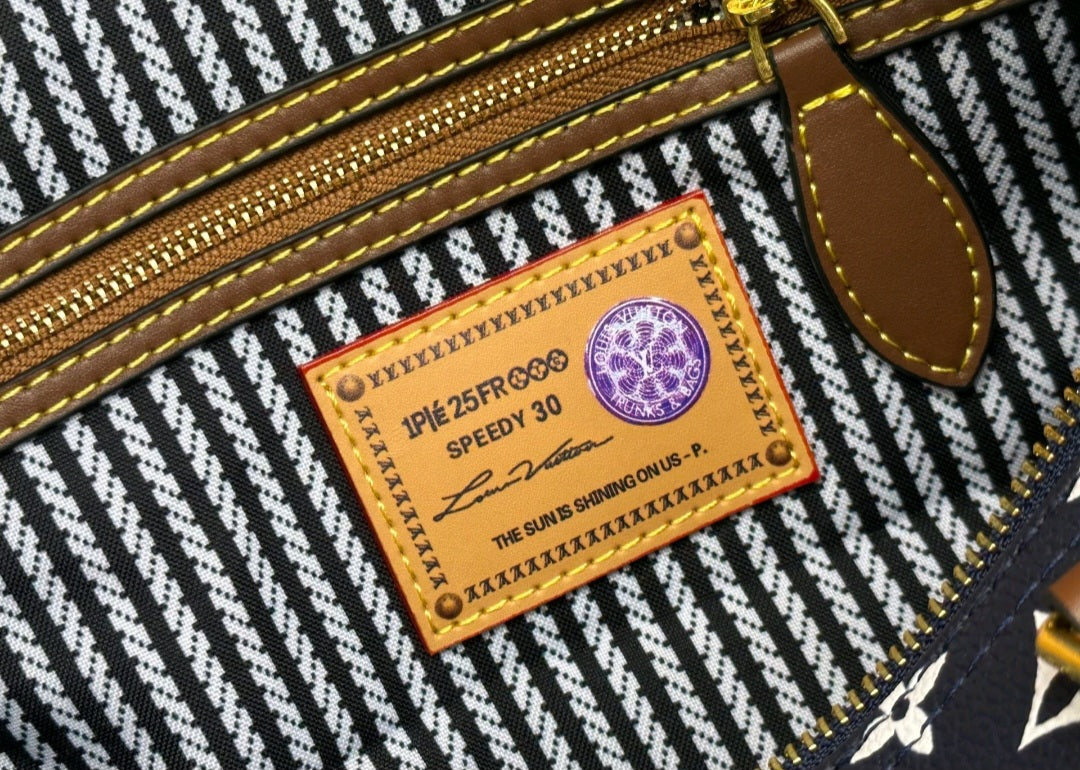 28liv Speedy p9 (30cm) hoogkwalitat echt leer met orgineel doos Exclusief