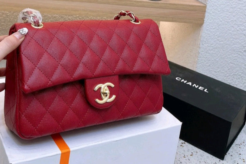 28cici Flapbag hoogkwalitat leer met doos in meer kleuren