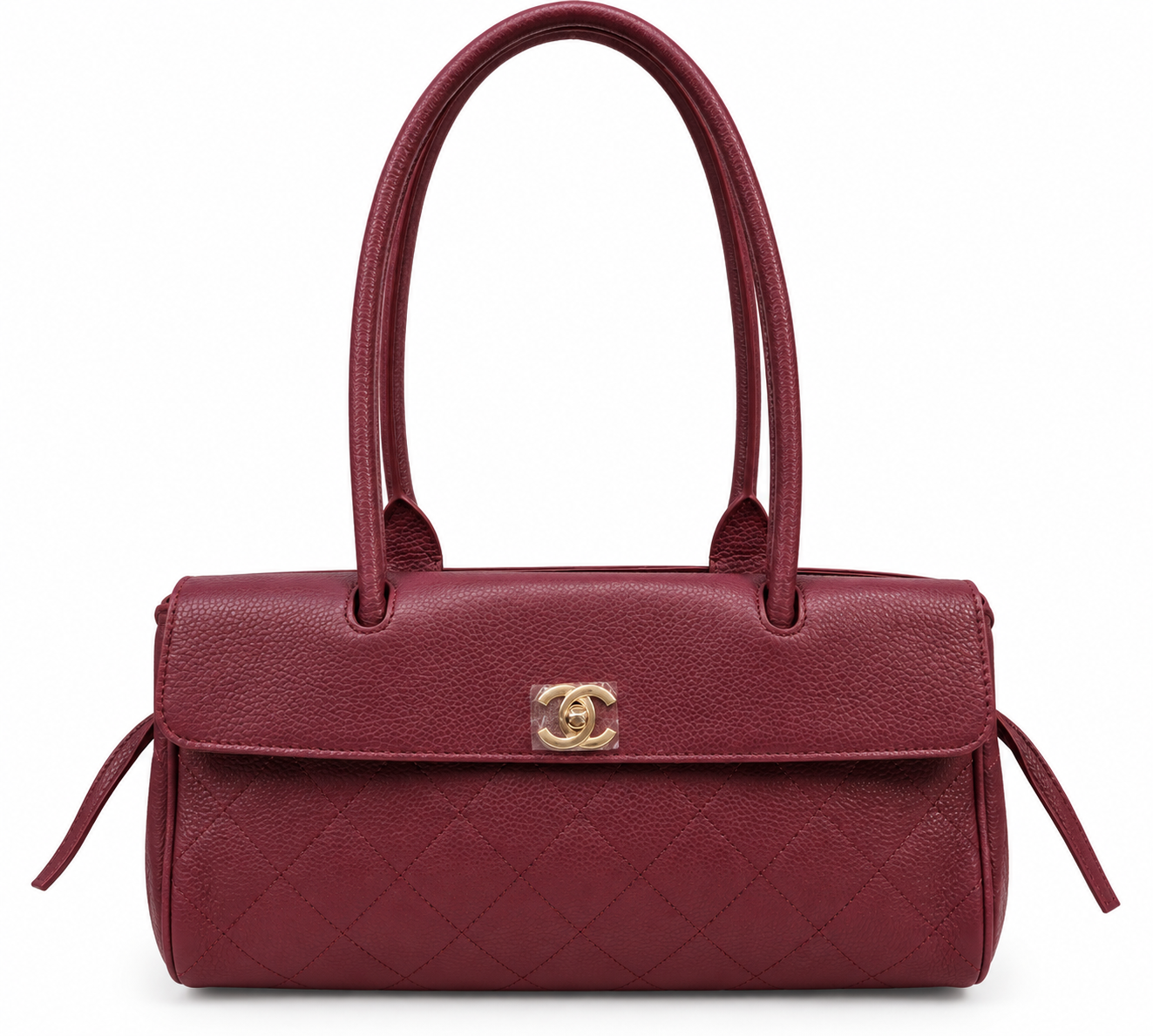 28cici Grained Bordeaux rood
