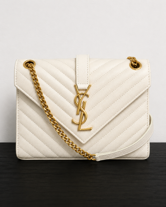 28YssL Envelop bag medium gebroken wit