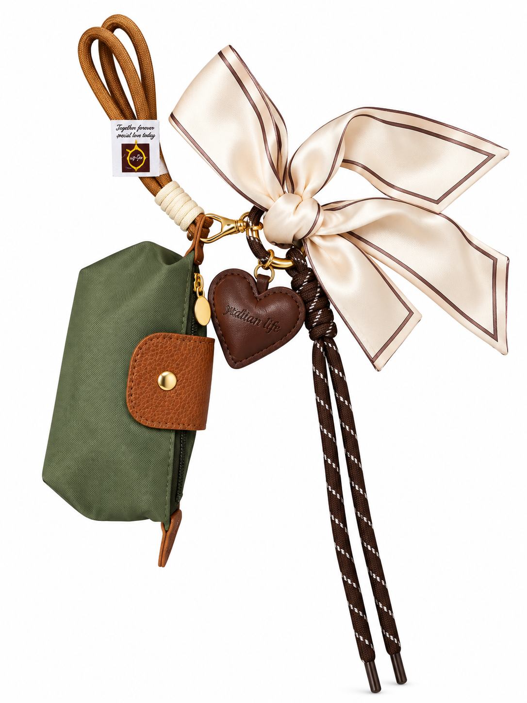 28houseofbags sleutelhanger green bag