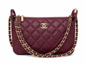 28cici Clutch on chain bordeaux
