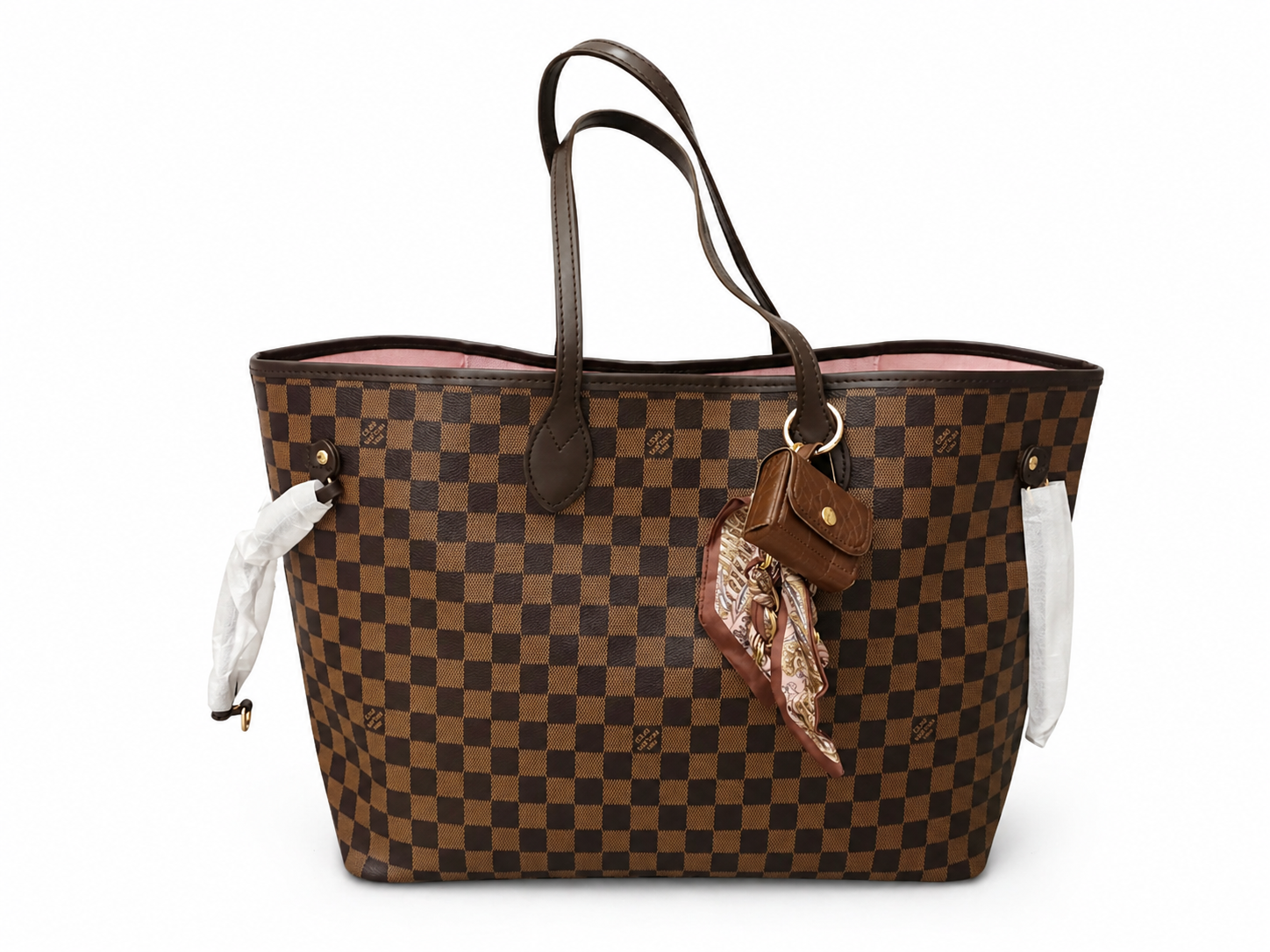 28liv neverfull XL bruin / roze