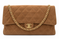 28cici Maxi large suède kalfsleer camel 45cm