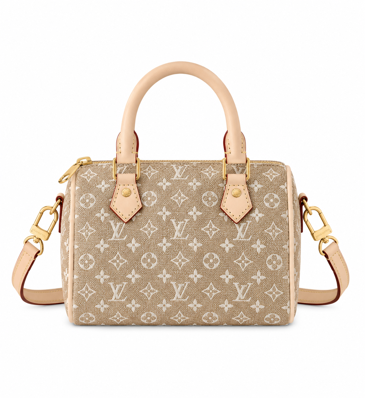28liv Speedy 20 denim beige leer