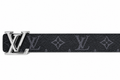 28Liv zwart small riem met zilver hardware