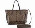 28liv Neverfull Transparant bruin