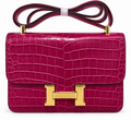 28H roze shiny alligator