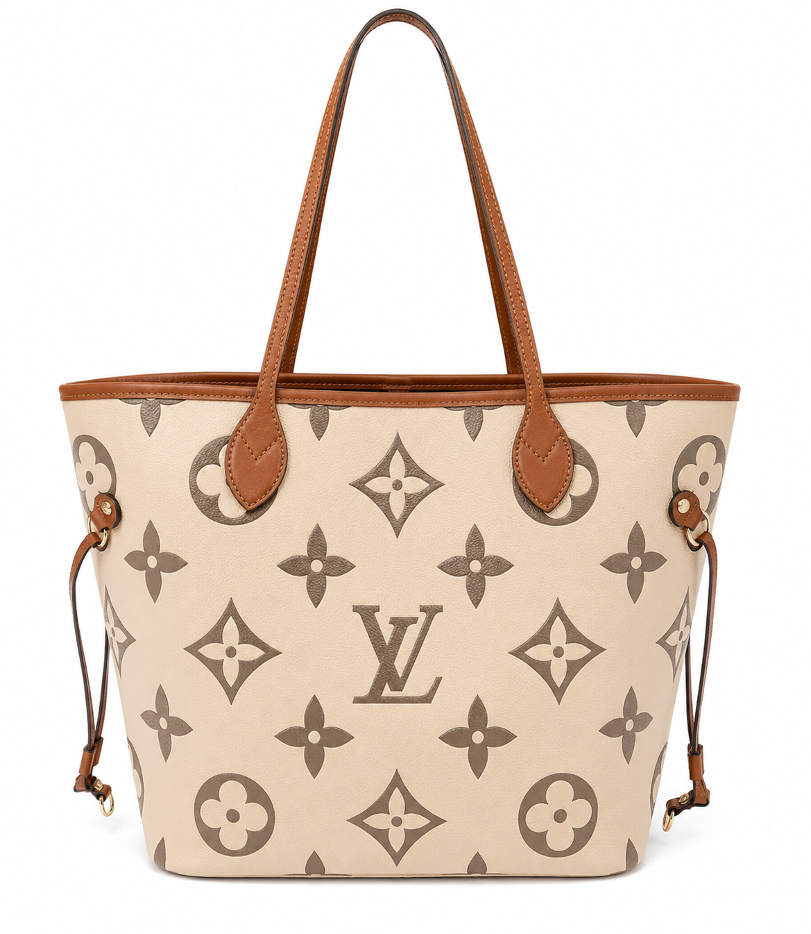 28Liv Neverful beige bruin leer