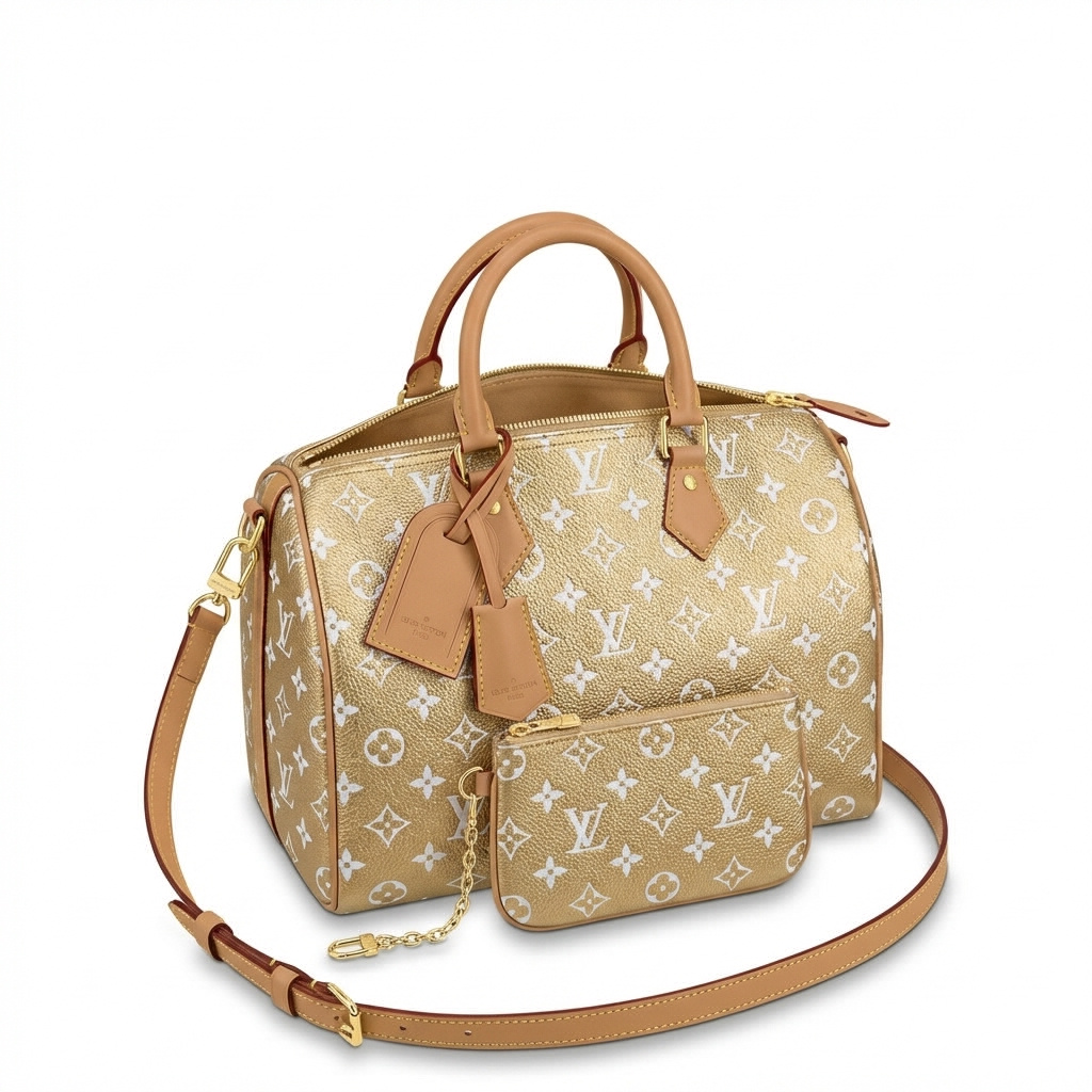 28liv Speedy p9 (30cm) hoogkwalitat echt leer met orgineel doos Exclusief