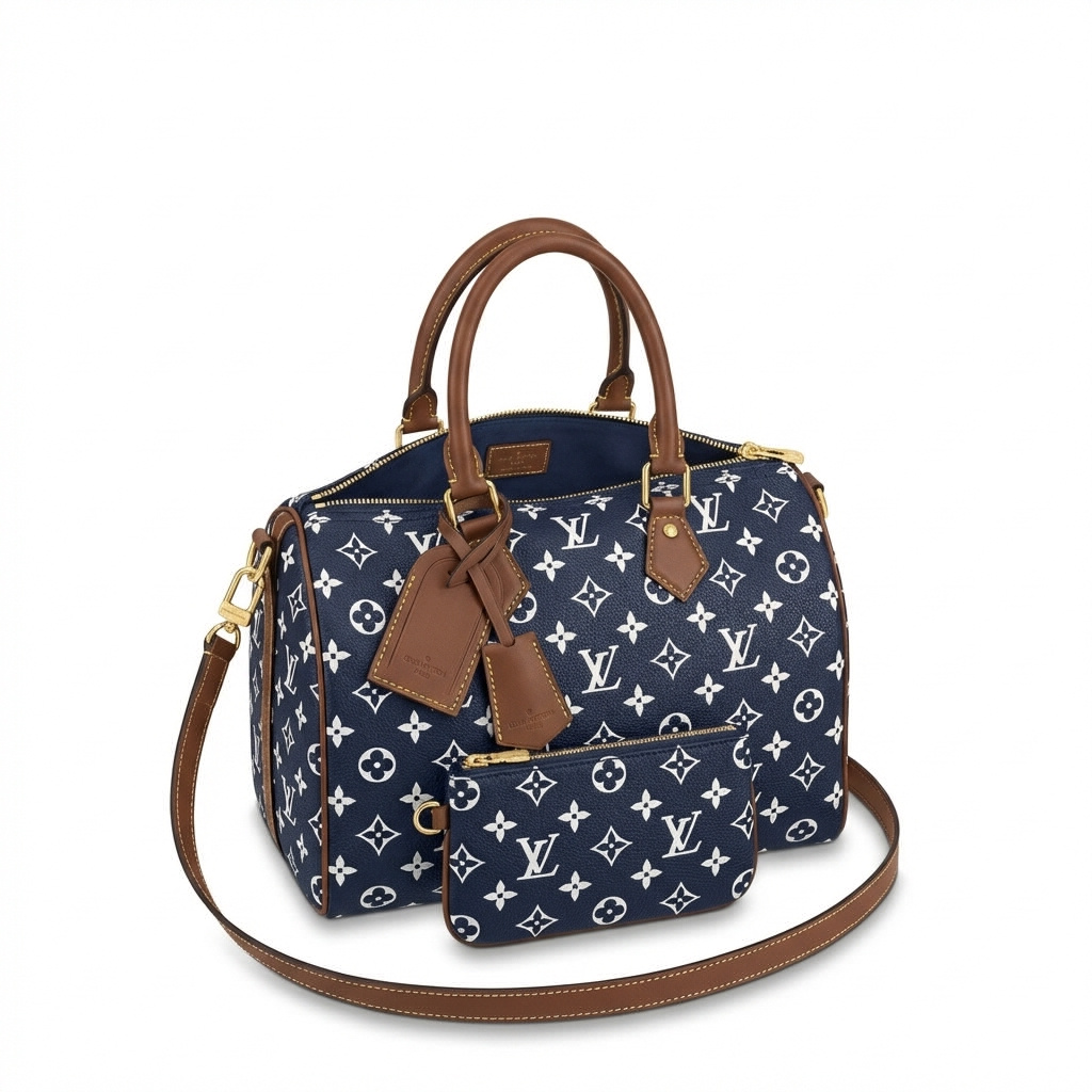 28liv Speedy p9 (30cm) hoogkwalitat echt leer met orgineel doos Exclusief