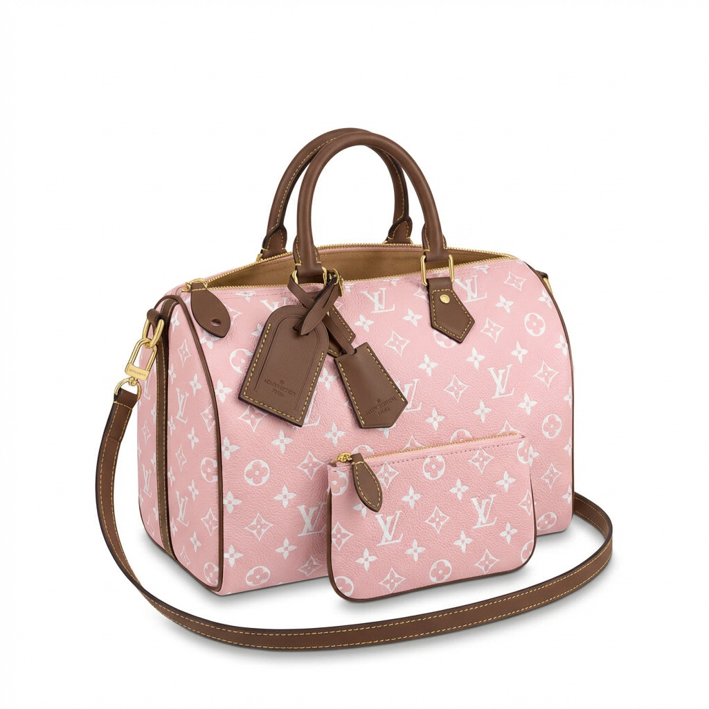 28liv Speedy p9 (30cm) hoogkwalitat echt leer met orgineel doos Exclusief