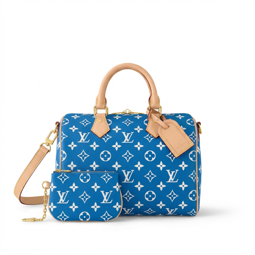 28liv Speedy p9 (30cm) hoogkwalitat echt leer met orgineel doos Exclusief